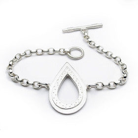 teardrop toggle bracelet
